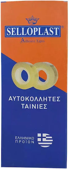 Σελοτέιπ Sello Απλό 12mm X 33mm Κουτί 12τμχ Διάφανο