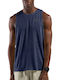 Athletic Men's Blouse Navy Blue