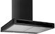 Hyundai Chimney Vent Hood 60cm Black