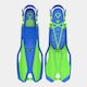 TECNOpro Flipper Schwimmen F6 C Travel Lang Blau