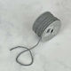 Baumwoll-Schnürsenkel Doppelt 3 mm x 25 m Grau