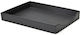 Leather Rectangular Black Filing Tray With Black Stitches 24x32x4.5 Cm