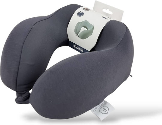 Forecast Memory Foam Travel Pillow 28x26x12cm Gray