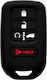 Techsuit Car Key Case 2005.08 Honda Insight Civic Crv Black