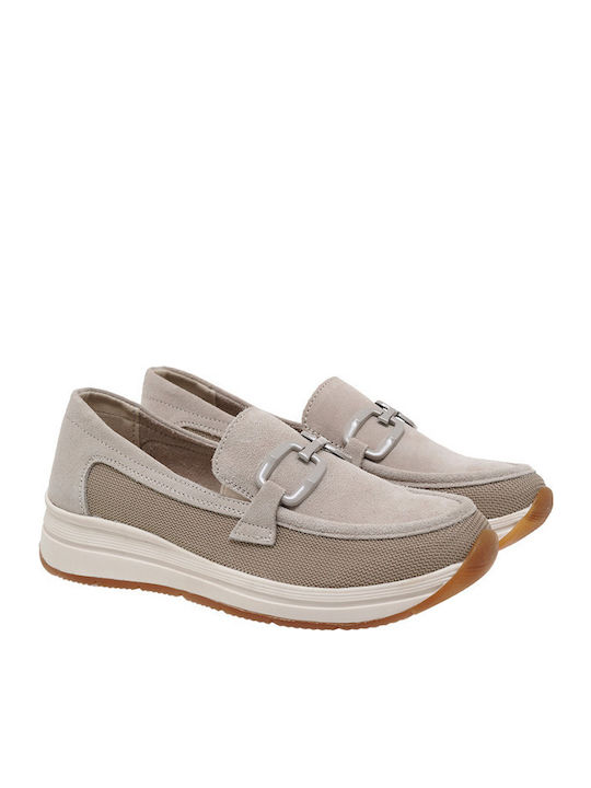 Slip-On-uri Pentru Femei Bej