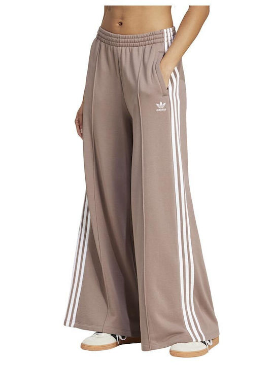 adidas 3-Stripes Pantaloni de Trening cu pantaloni evazati Maro