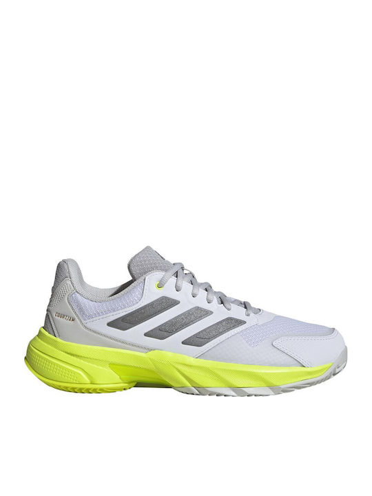adidas Courtjam Control 3 JS2895 Women's Tennis Shoes for Clay Courts White  | Skroutz.mt