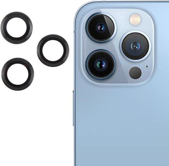 Προστασία Κάμερας Μεμβράνη Μαύρο για το iPhone 13 Pro Max, iPhone 13 Pro