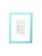 Wooden Wall Mirror 60x80 Light Blue Pastel Shade K228/98