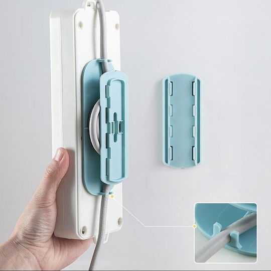 Bază De Perete Din Plastic Pentru Suport Prelungitor Set 3 Bucăți Socket Cable Fixation