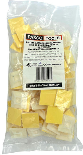 Pasco Tools Bdk-28 Самозалепващи Основи За Кабелни Връзки