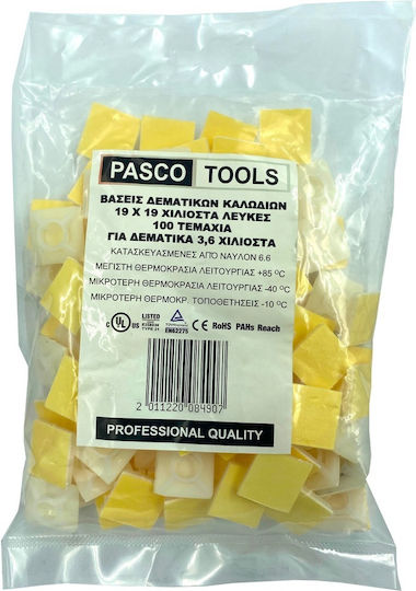 Pasco Tools Bdk-19 Самозалепващи Основи За Кабелни Връзки