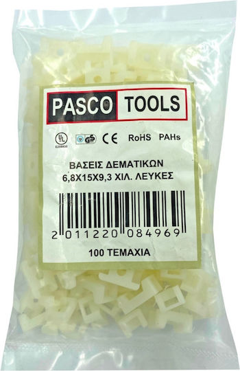 Pasco Tools Bdk-6.8 Kabelbinder-Halterungen 6,8 mm 100 Stück