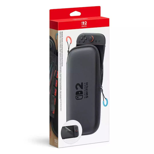 Nintendo Screen Protector + Protecție de ecran pentru Consolă Switch 2 Negru