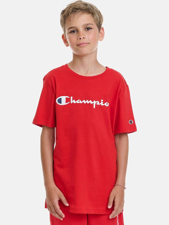 Champion Παιδικό T-shirt Κόκκινο