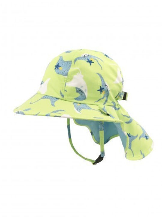 Zoocchini Kids' Hat Fabric Sunscreen Green