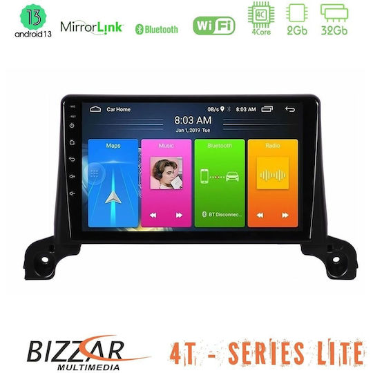 Bizzar Car Audio System for Peugeot 3008 / 5008 2017-2023 (Bluetooth/USB/WiFi/GPS/Apple-Carplay/Android-Auto) with Touch Screen 9"