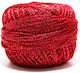 Strickgarn Metallisiert Anchor Col 318 Rote 25gr 100m