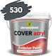 CHromodomi Cover Acryl Plastic Acrilyc Paint for Exterior Use Grey-dark-530 10lt