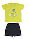 Kinder-Set mit Shorts Sommer 2Stück Light Green