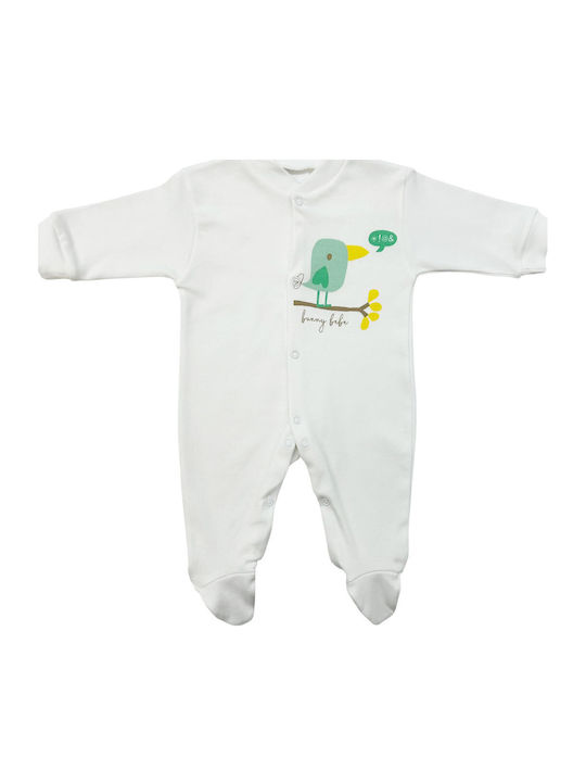 Bunny Bebe Bird Onesie Ecru