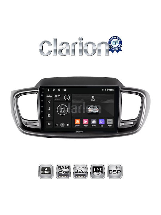 Clarion Sistem Audio Auto pentru Kia Sorento 2013 > 2020 (Bluetooth/USB/WiFi/GPS/Apple-Carplay/Android-Auto)