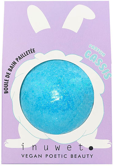 Bath Bomb Glitter Blackcurrant Scent Inuwet 120 Gr