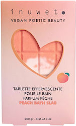 Effervescent Bath Tablet In Chocolate Shape Peach Scent Inuwet 200 G Effervescent Bath Tablet In Chocolate Shape Peach Scent Inuwet 200 G