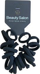 Beauty Salon Ластичета за Коса Черни Малки Комплект 20 Броя