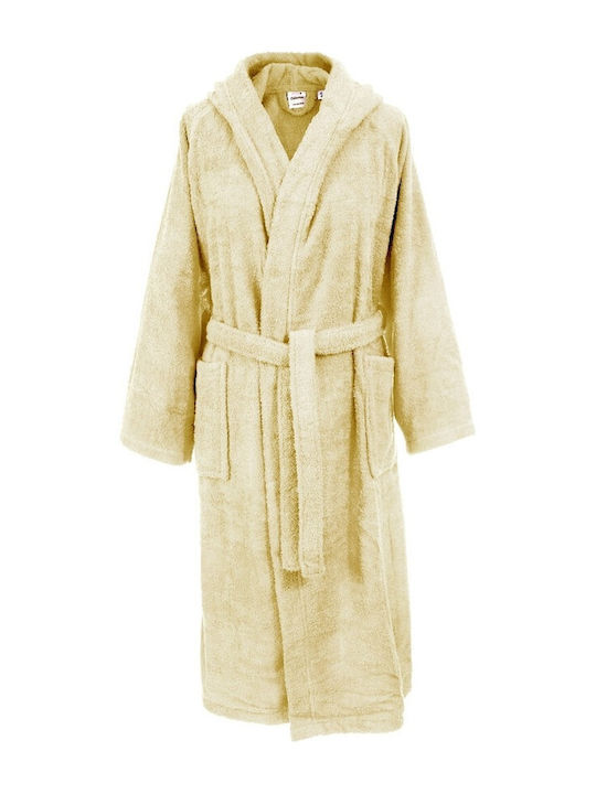 Dimcol 3010 Bathrobe with Hood Ecru 420gr/m²