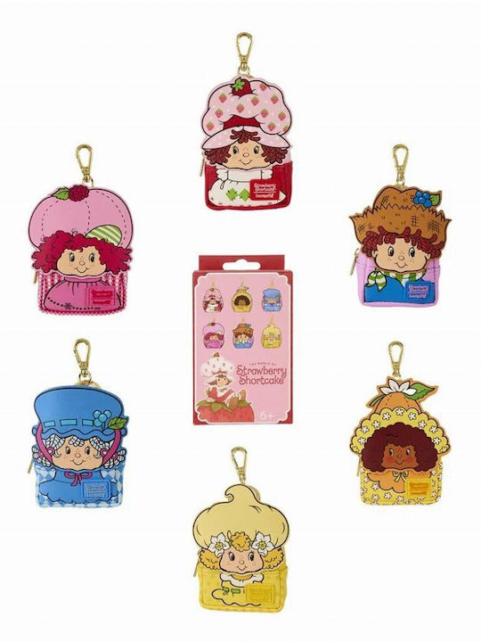 Loungefly Mystery Strawberry Shortcake Ключодържател Случайно Съдържание Loungefly Mystery Strawberry Shortcake Ключодържател Случайно Съдържание