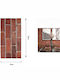 Self-adhesive Wall Wallpaper Red 60x30cm