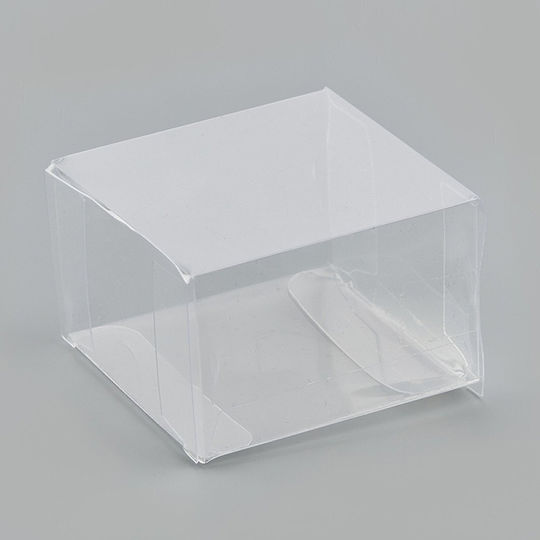 Cutie Din Plastic Transparentă Pentru Cadou 7x4.5x7cm