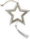 Wooden Star Floating White 12cm Zl63808β