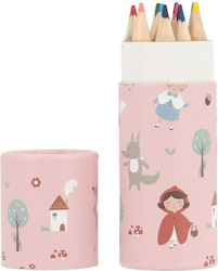 Tutete Pink Coloured Pencils Set 12 Pieces
