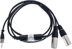 3,5 Mm Jack Kabel 2 XLR-Stecker Pro Snake Bxj 102-1
