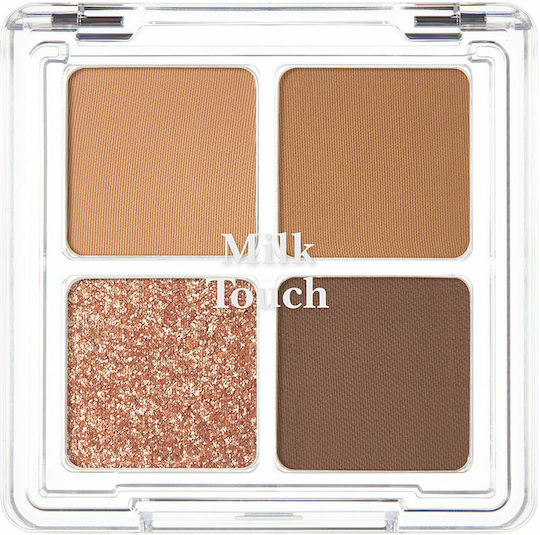 Milktouch Paletă cu Farduri de Pleoape Formă Solidă Nº 01-brown 7.6gr