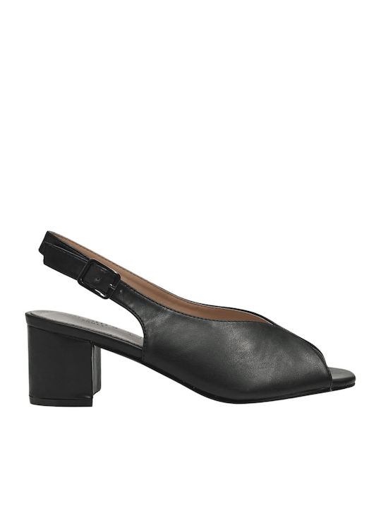 Adam's Shoes Πέδιλα Μαύρα