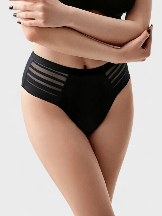 New Bra Lingerie High Waist Slip Seamless Black