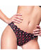 Damen Slip Nahtlos mit Spitze Schwarz