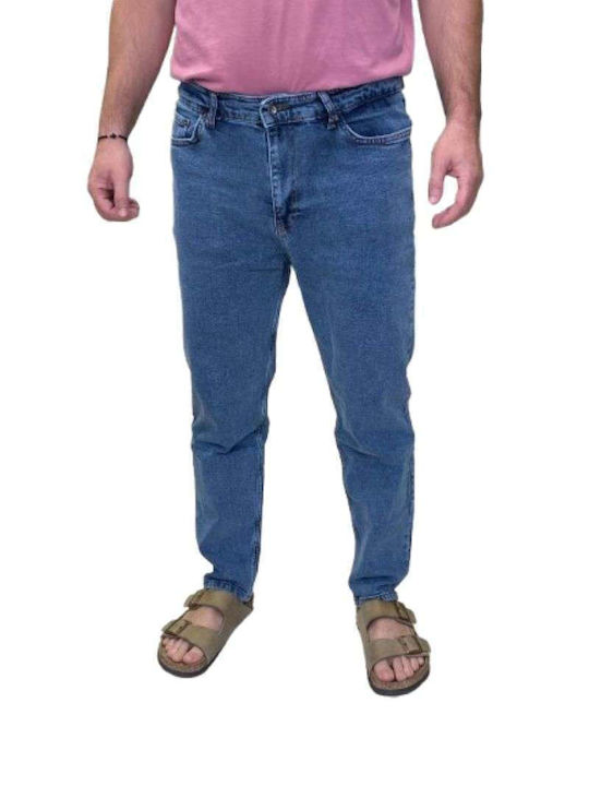 Ανδρικό Παντελόνι Τζιν Cropped Blue