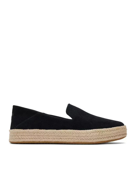 Toms Carolina Дамски еспадрили в Черен цвят