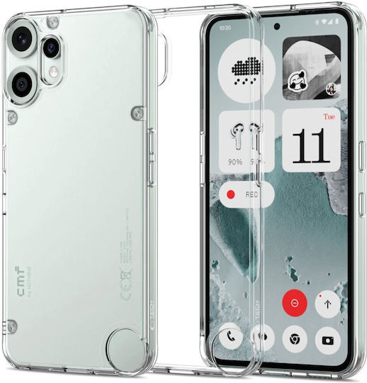 Tech-Protect Flexair Hybrid Umschlag Rückseite Silikon / Kunststoff 0.3mm Transparent (Nothing Phone 2)