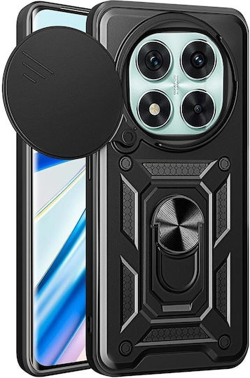 Bodycell Slide Back Cover Metallic Black (Redmi Note 14 Pro 5G / Poco X7)