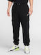 Cargo-Hose Jogginghose mit Gummizug Schwarz