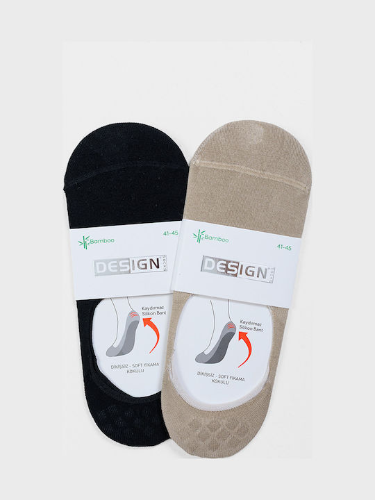 Design Socks Γυναικείες Κάλτσες Μπεζ Design Socks Γυναικείες Κάλτσες Μπεζ