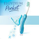 Elgydium Pocket Οδοντόβουρτσα Medium Μωβ