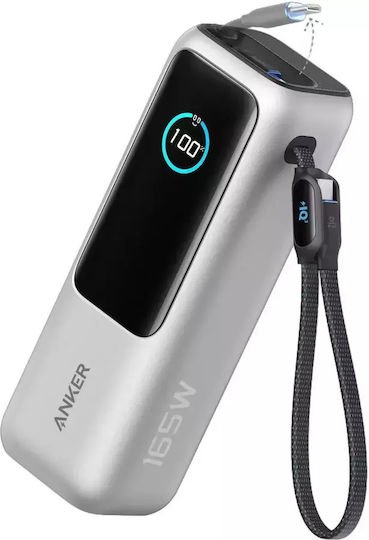 Anker Zolo Power Bank 25000mAh 165W με Θύρα USB-A Ασημί