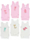 Bunny Bebe Baby Bodysuit Set Sleeveless Multicolour 6pcs