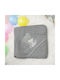 Blue Kids Baby Hooded Towel Gray 80x80cm